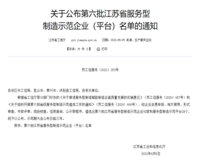 長虹智能裝備榮膺省服務型制造示范企業 專業承包引領智造新篇章
